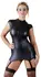 Cottelli Collection Black Mini Dress with Adjustable Suspender Straps M