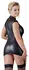Cottelli Collection Black Mini Dress with Adjustable Suspender Straps M
