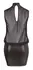 Cottelli Collection Transparent Mini Dress Black 4XL Modern Fit