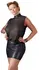 Cottelli Collection Dress Transparent Black 3XL - Elegant Sheer Chiffon & Matte Skirt