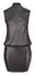 Cottelli Collection Dress Transparent Black 3XL - Elegant Sheer Chiffon & Matte Skirt