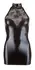 Cottelli Collection Dress M Black Wet Look & Lace Elegant Design