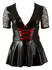 Cottelli Collection Dress Black/Red 4XL - Elegant Lace Party Model