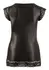 Cottelli Collection Wet Look Black Dress 3XL with Lace Accents