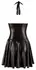 Noir Handmade Dress S 2-Way Zip Black Power Wet Look & Vinyl Finish