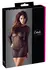 Cottelli Collection Dress M Black Powernet Long Sleeve Body-Fit