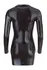 Cottelli Collection Shiny Black High-Neck Dress XL, Long Sleeves, Zip Front