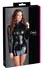 Cottelli Collection M Shiny Black High-Neck Dress with Zip, Size M