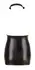 Cottelli Collection Wet Look Halterneck Dress XL, Black, Shiny Finish