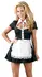 Cottelli Collection Maid Uniform S - Black & White, Decorative Ruffles
