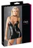 Cottelli Collection Wetlook Mini Dress S Black Adjustable Straps