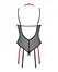Obsessive Glandez Lace Body XL/2XL with Removable Straps, Black