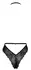 Kissable Black Lace Bodysuit L/XL - Elegant Sheer Design