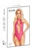 Kissable Body Pink L/XL - Elegant Lace, Backless Satin Tie Design