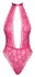 Kissable Body Pink L/XL - Elegant Lace, Backless Satin Tie Design