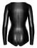 Noir Handmade Long-Sleeve Bodysuit Snakeskin Finish Size L