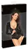 Noir Handmade Bodysuit S Matte Snakeskin Look Long Sleeve Zip