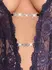 Cottelli Lingerie Bodysuit Black/Purple XL Adjustable Chains