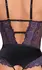 Cottelli Lingerie Bodysuit Black/Purple XL Adjustable Chains