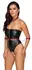 Cottelli Bondage L Matte Black Body with Removable Red Harness