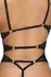 Abierta Fina Body Gold S - Elegant Lace Bodysuit with Metallic Threads