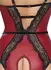Abierta Fina Body Red/Black XL, Open-Design, Removable Chains