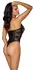 Cottelli Lingerie Body XL Matte Look with Lace, Adjustable Halterneck