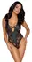 Cottelli Lingerie Body Matte Look & Lace, Black, Size L