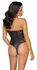 Cottelli Lingerie Body Matte Look & Lace, Black, Size L