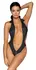 Cottelli PARTY Body S/M Black Matt Look with Collar & Decorative Bands