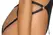 Cottelli PARTY Body S/M Black Matt Look with Collar & Decorative Bands