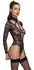 Cottelli LINGERIE Body Lace L Long-Sleeve, Adjustable Harness, Black
