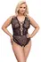 Cottelli Curves Body Lace 90D/XL - Elegant Lace Bodysuit, Rose Gold Details