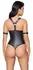 Cottelli Bondage Body L Black - Adjustable Matte Look with Restraints