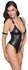 Cottelli Bondage Body Matte Black M with Adjustable Restraints