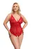 Cottelli Curves Body Red 4XL Powernet Lace Adjustable Straps