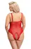 Cottelli Curves Body Red 4XL Powernet Lace Adjustable Straps