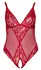 Cottelli CURVES Body Red 3XL - Adjustable Lace Powernet Lingerie