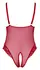 Cottelli CURVES Body Red 3XL - Adjustable Lace Powernet Lingerie
