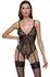 Cottelli LINGERIE Bodysuit L Black Lace Adjustable Straps