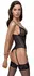 Cottelli Lingerie Black Sheer Lace Powernet Body S Adjustable Straps