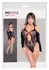 NO:XQSE Lace Body 3/4 Sleeves Open Shoulder Red Bow S-L