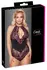 Cottelli CURVES Body Lace 3XL - Two-Tone Floral Lace Bodysuit