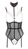 Abierta Fina Body Decoration XL - Open Cup Velvet Straps & Rose Gold Accents