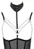 Abierta Fina Body Decoration XL - Open Cup Velvet Straps & Rose Gold Accents