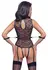 Cottelli BONDAGE Body XL Black - Lace & Matte Detail, Harness, Restraints