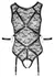 Cottelli BONDAGE Body XL Black - Lace & Matte Detail, Harness, Restraints
