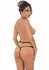 Glam Chain String - Elegant Gold Chain Detail Adjustable Panty