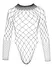 Cottelli Collection Fence Net Bodysuit S-L Black High-Leg Design