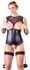 Cottelli Collection Body L Matte Look with Lace Garters and Handcuffs